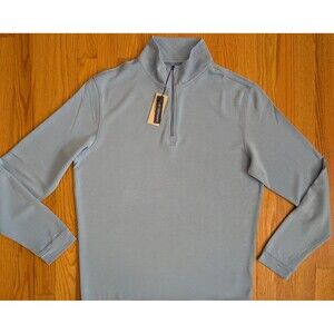 Onward Reserve Performance 1/4 ZIP Pullover Mens Medium Light Blue Modal NWT